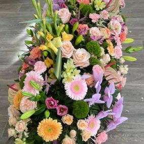 grand bouquet de fleurs coloré